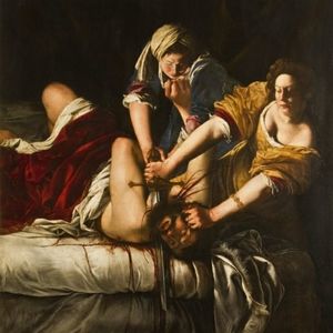 🔪JUST SHOWING🔪Artemisia Gentileschi, Judith Slaying Holofernes